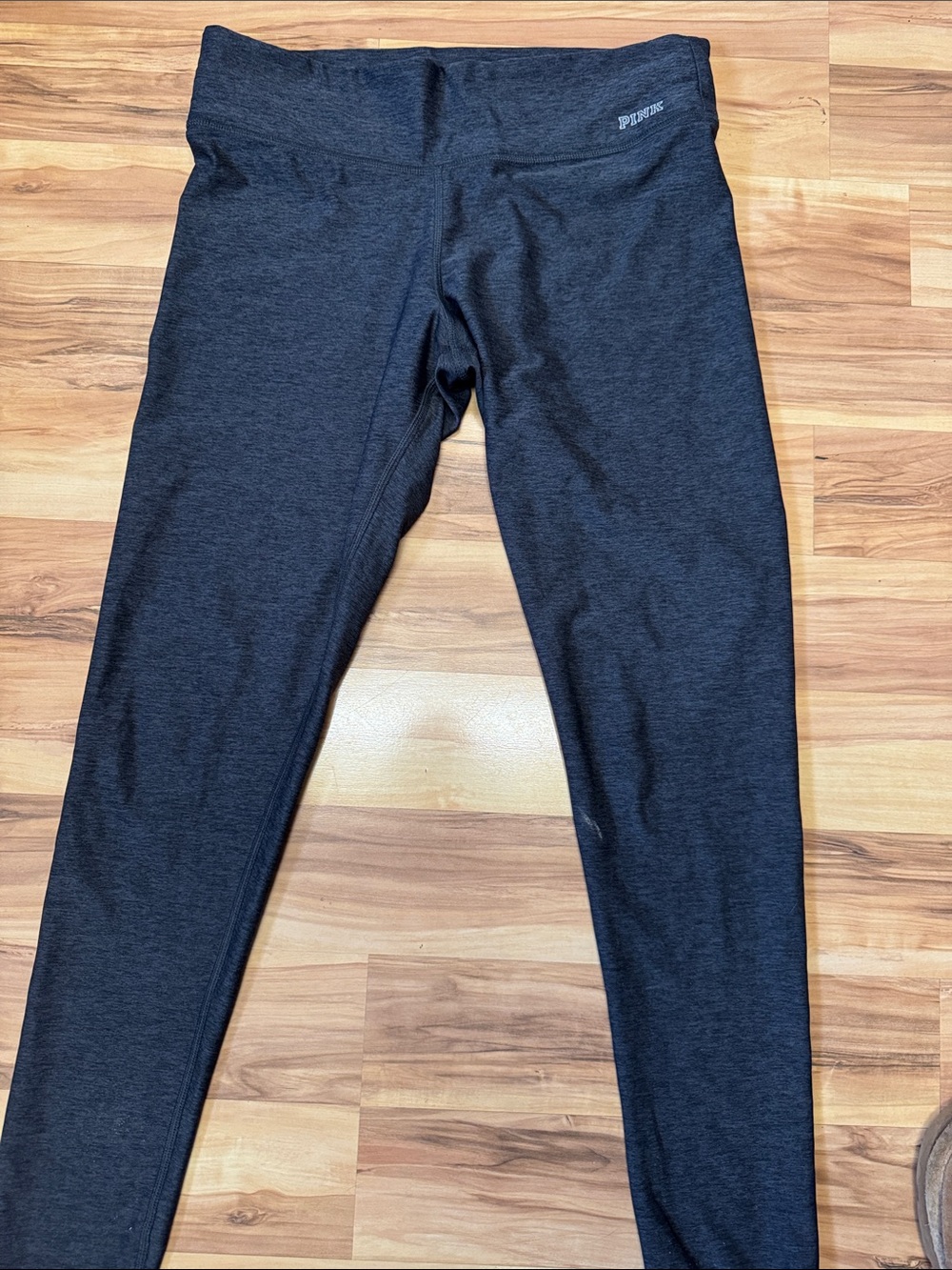 PINK Victoria's Secret Girls' Charcoal Black Active Leggings